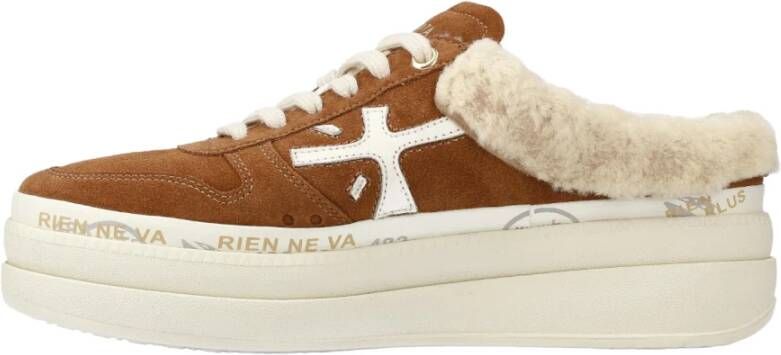 Premiata Bruine Sneakers voor Mannen Brown Dames