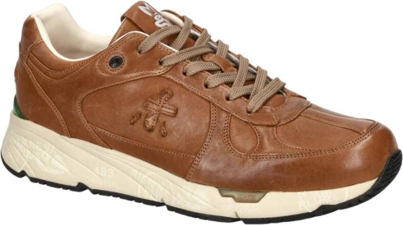 Premiata Bruine Sneakers voor Mannen Brown Heren