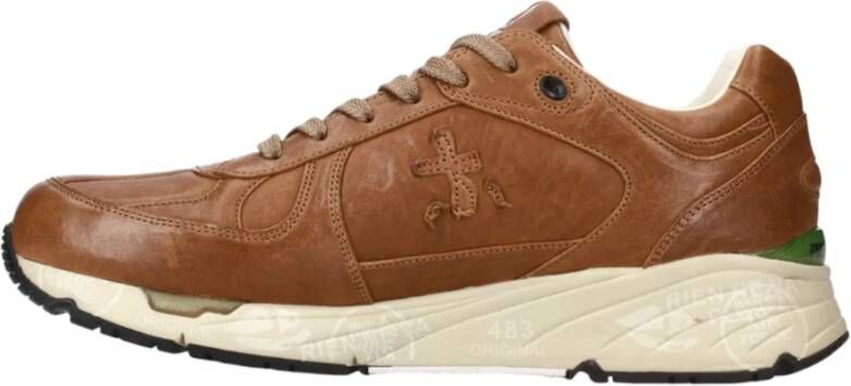 Premiata Bruine Sneakers voor Mannen Brown Heren