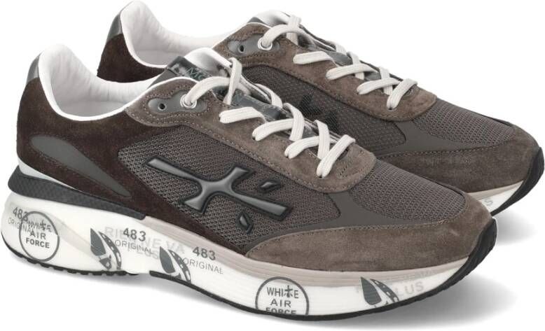 Premiata Bruine Sneakers voor Mannen Brown Heren