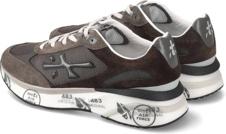 Premiata Bruine Sneakers voor Mannen Brown Heren