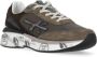 Premiata Bruine Suède Leren Sneakers met Logo Brown Heren - Thumbnail 3