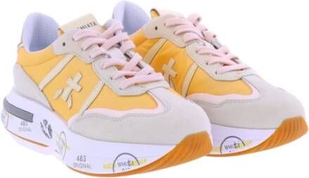 Premiata Cassie Sneakers Oranje Dames