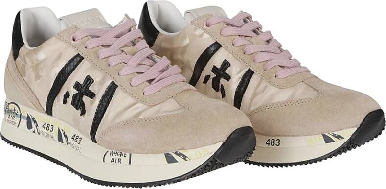 Premiata Casual Sneakers Beige Dames