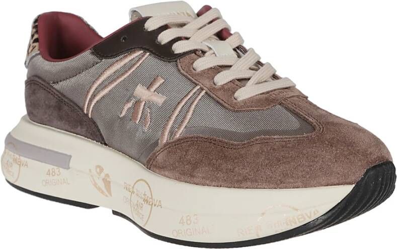 Premiata Casual Sneakers Brown Dames