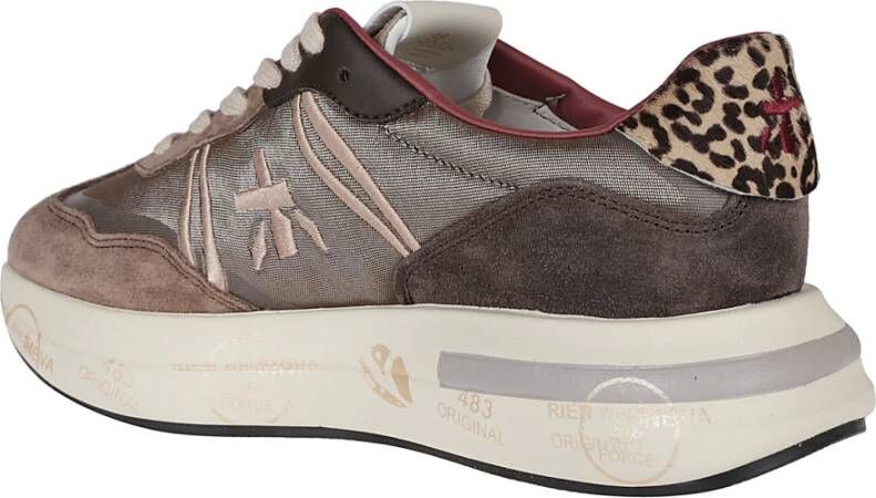 Premiata Casual Sneakers Brown Dames