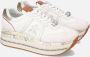 Premiata Witte platte schoenen met inzetontwerp White Dames - Thumbnail 8