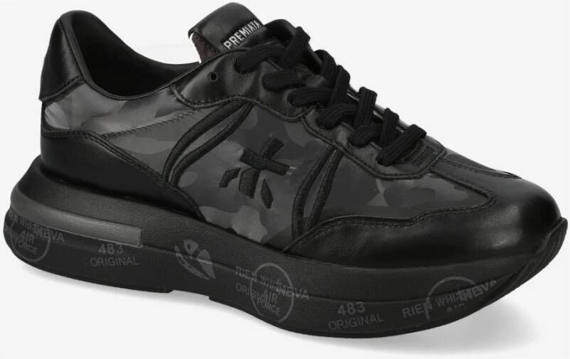 Premiata Casual Sneakers voor dagelijks gebruik Black Heren