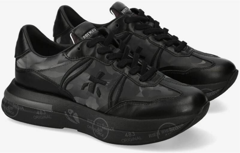 Premiata Casual Sneakers voor dagelijks gebruik Black Heren