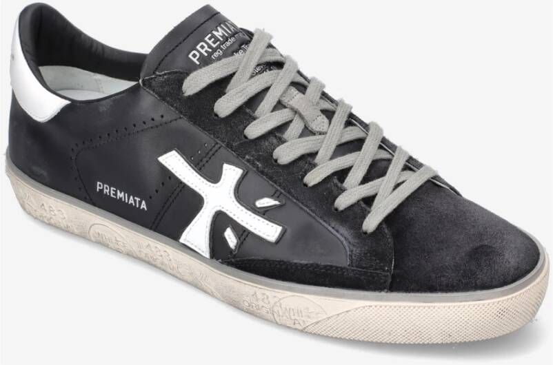 Premiata Casual Sneakers voor Mannen Black Heren