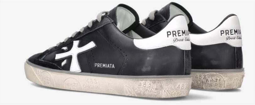 Premiata Casual Sneakers voor Mannen Black Heren