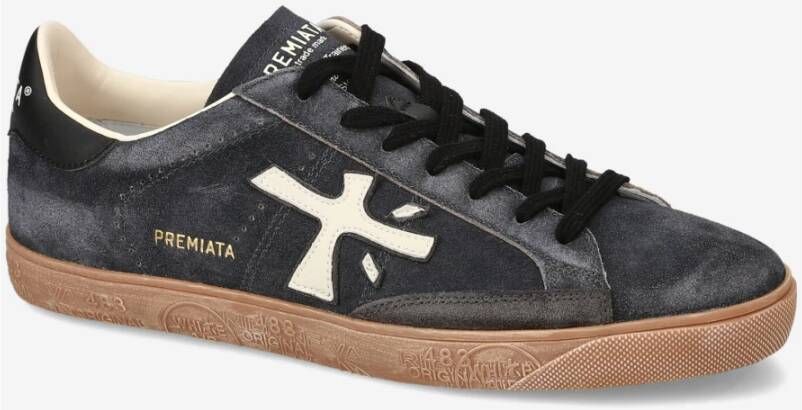 Premiata Casual Sneakers voor Mannen Blue Heren