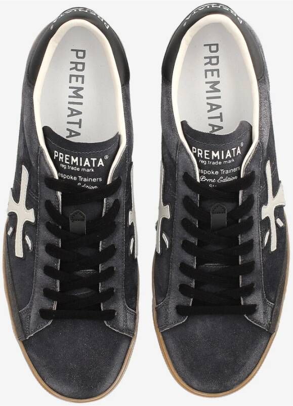 Premiata Casual Sneakers voor Mannen Blue Heren