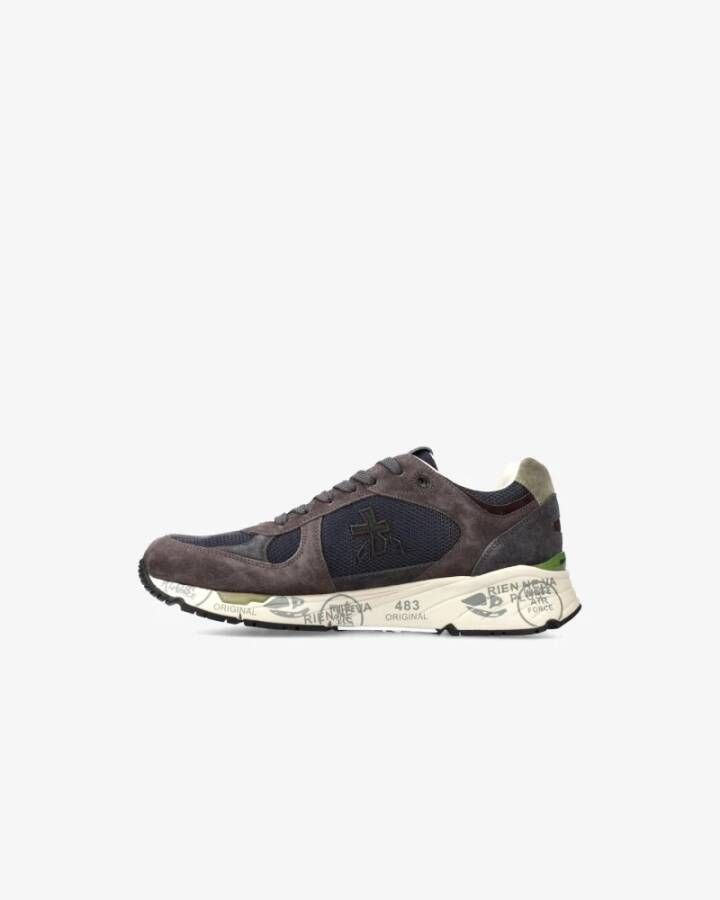 Premiata Casual Sneakers voor Mannen Blue Heren