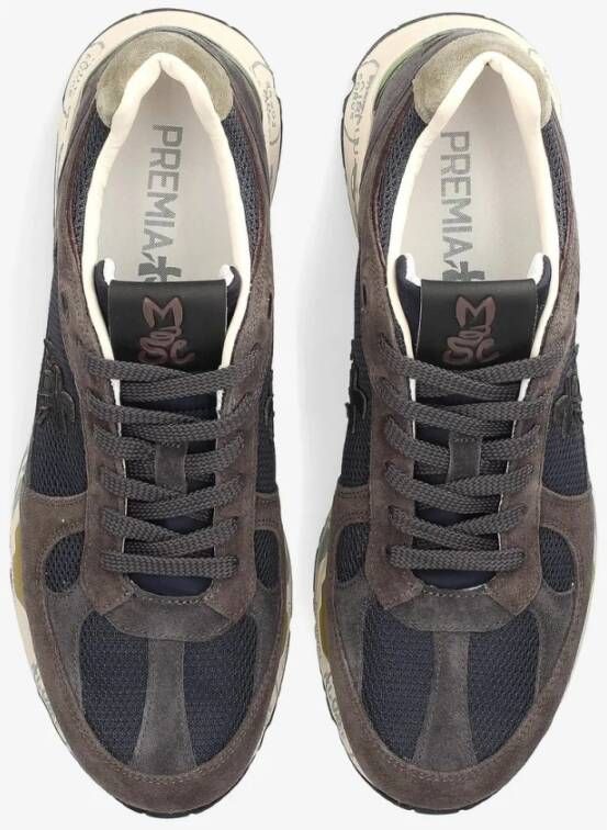 Premiata Casual Sneakers voor Mannen Blue Heren