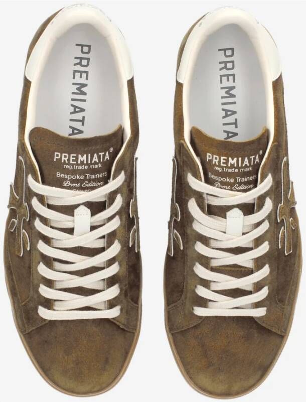 Premiata Casual Sneakers voor Mannen Brown Heren