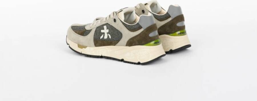 Premiata Casual Sneakers voor Mannen Green Heren