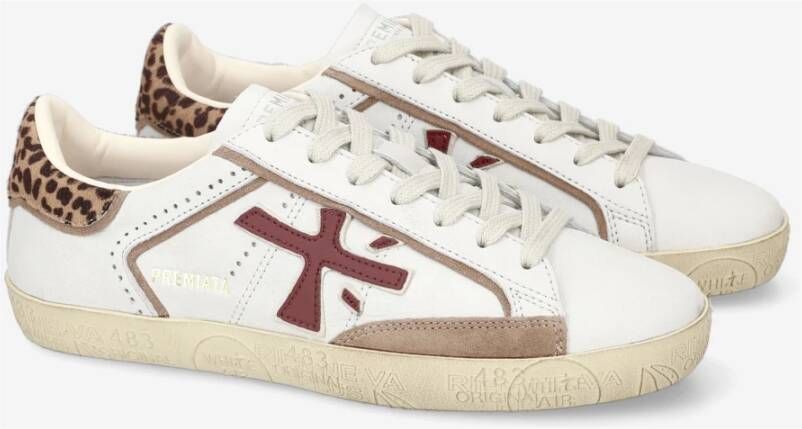 Premiata Casual Sneakers voor Mannen White Heren