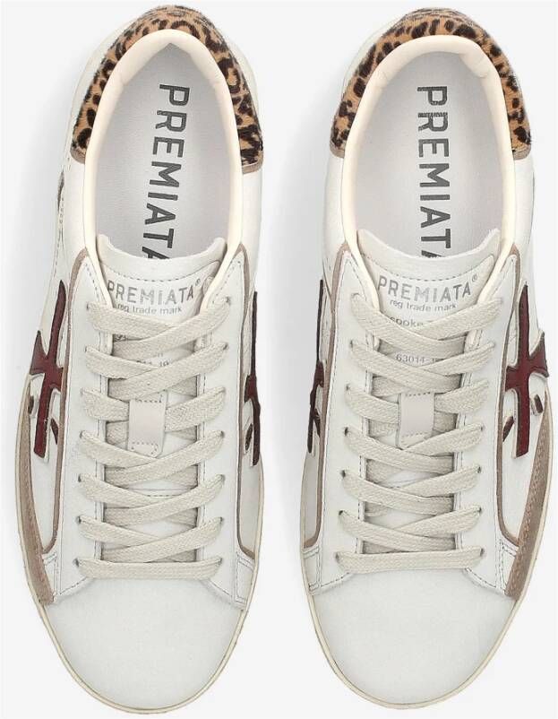 Premiata Casual Sneakers voor Mannen White Heren