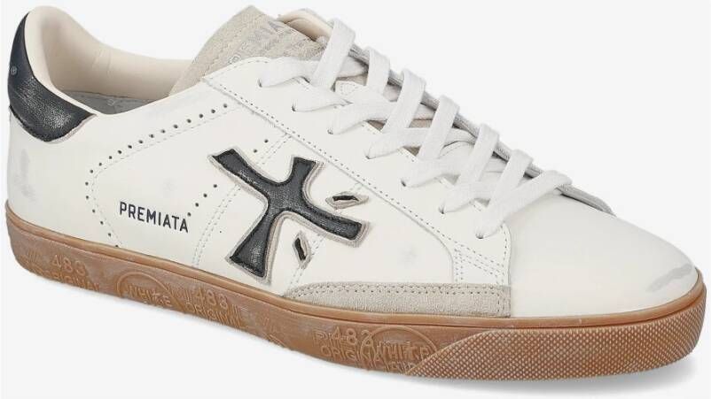 Premiata Casual Sneakers voor Mannen White Heren