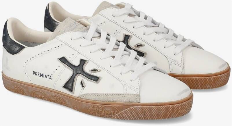 Premiata Casual Sneakers voor Mannen White Heren