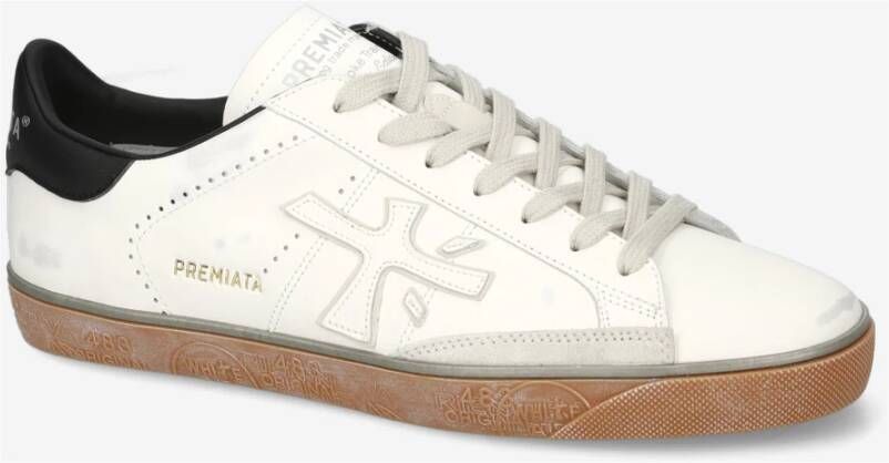 Premiata Casual Sneakers voor Mannen White Heren