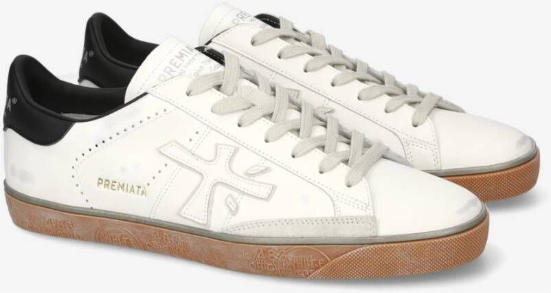 Premiata Casual Sneakers voor Mannen White Heren