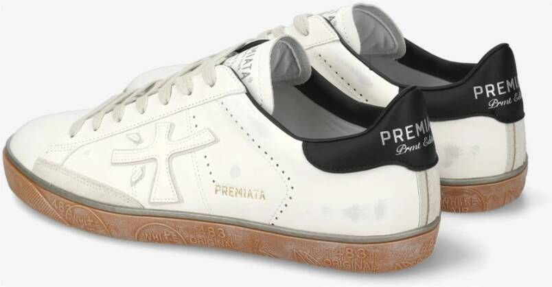 Premiata Casual Sneakers voor Mannen White Heren