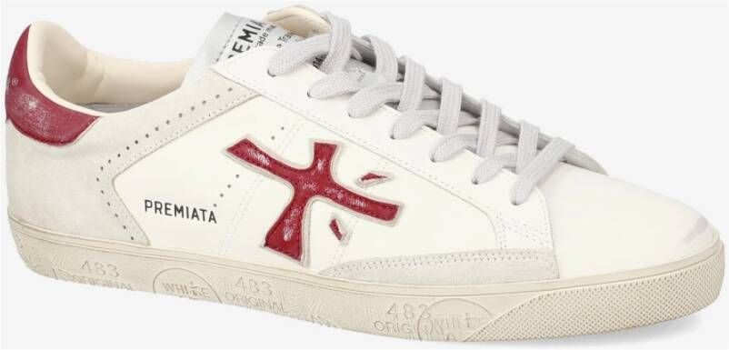 Premiata Casual Sneakers voor Mannen White Heren