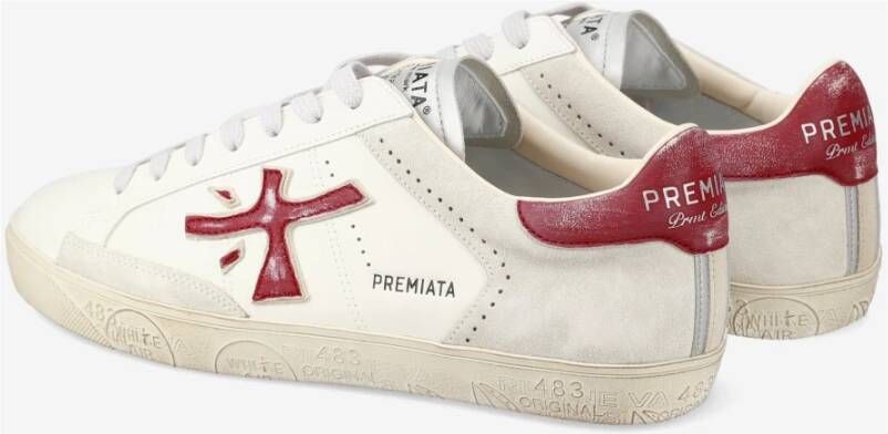 Premiata Casual Sneakers voor Mannen White Heren