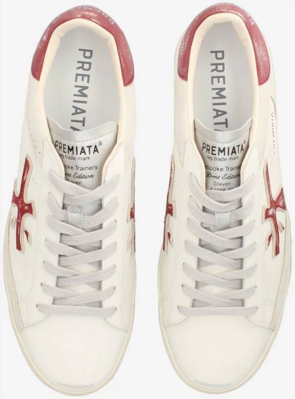 Premiata Casual Sneakers voor Mannen White Heren