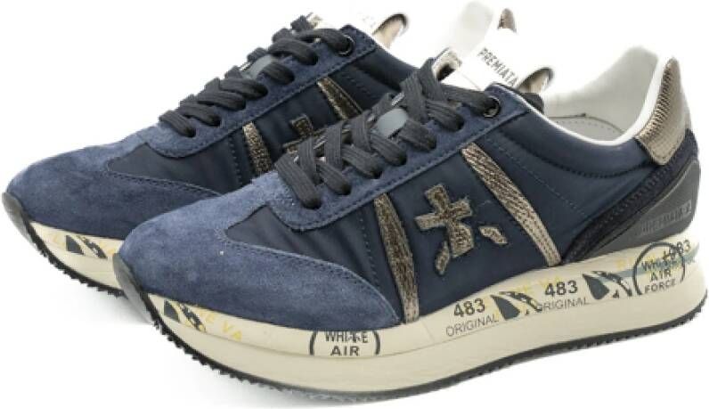 Premiata Damesschoenen Conny 6981 Aw24 Blue Dames