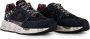 Premiata Denim Sneakers met dierenprintdetails Blue Dames - Thumbnail 4