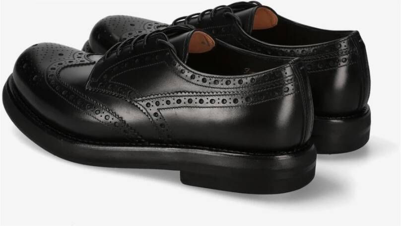 Premiata Derby 32203A in vitello Black Heren