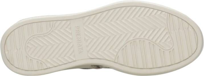 Premiata Dieren Detail Leren Sneakers White Dames