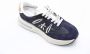 Premiata Donkerblauwe Glitter Sneaker Cassie Blue Dames - Thumbnail 2