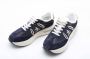 Premiata Donkerblauwe Glitter Sneaker Cassie Blue Dames - Thumbnail 3