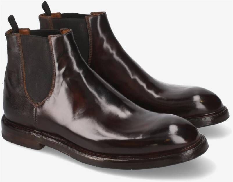 Premiata Elegante Charles Horse Enkellaarzen Brown Heren