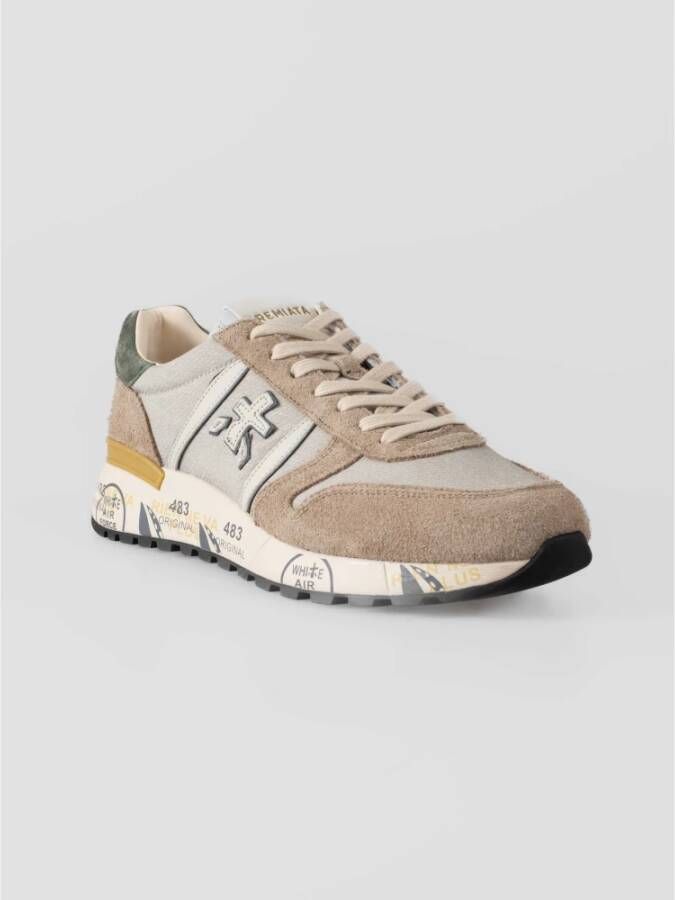 Premiata Elegante Sneakers met Leren Details Multicolor Heren