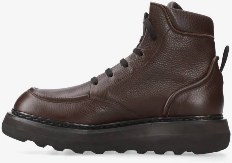 Premiata Enkellaarzen Cal 32130I van leer Brown Heren