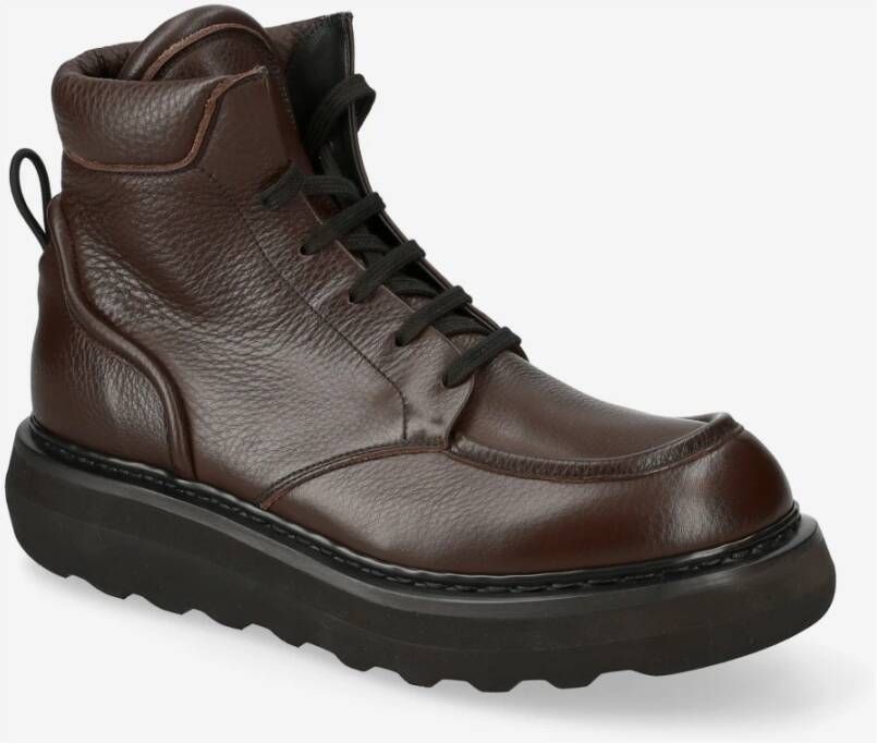 Premiata Enkellaarzen Cal 32130I van leer Brown Heren