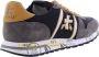 Premiata Heren Eric Zwart Geel Contrast Sneakers Black Heren - Thumbnail 3