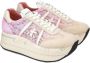 Premiata Gaatjesvetersneakers met platformszool Pink Dames - Thumbnail 4