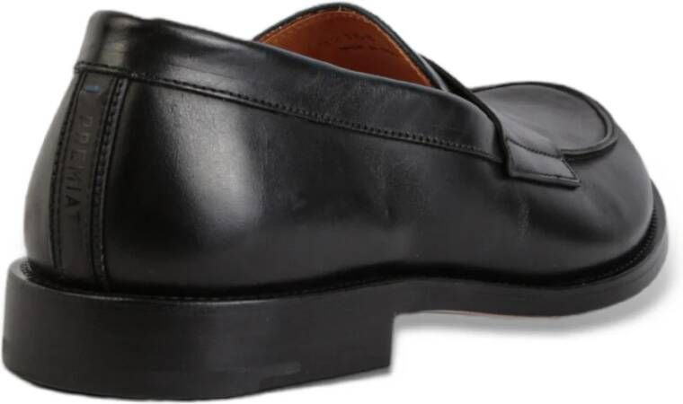 Premiata Geborsteld leren loafers Black Heren