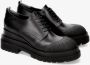 Premiata Geborsteld leren sleehak veterschoenen Black Dames - Thumbnail 2