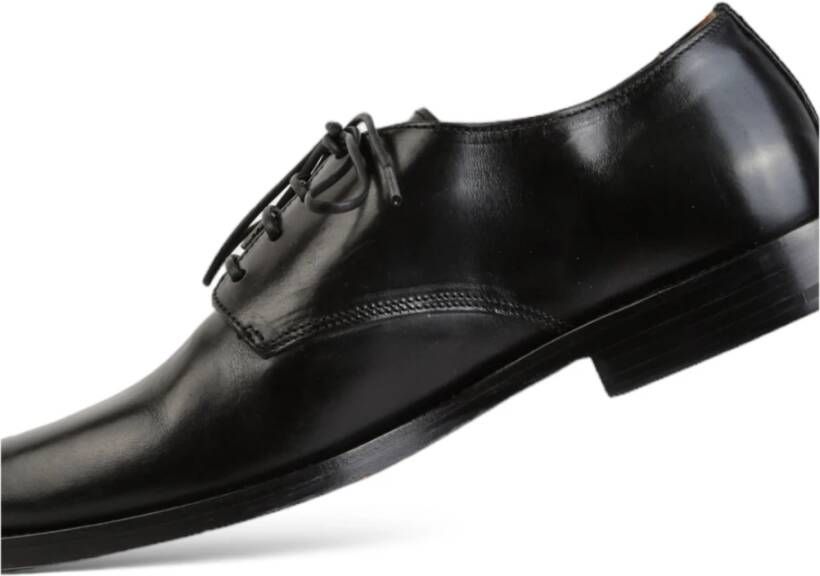 Premiata Geborstelde Veterschoenen Derbies Black Heren