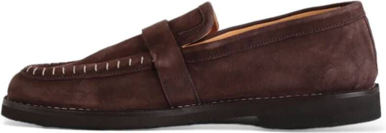 Premiata Gesp Suède Loafers Brown Heren