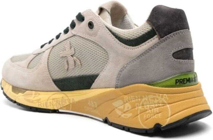 Premiata Grijze Rubber Sneakers Gray Heren