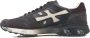 Premiata Suède Leren Sneakers Mick 6870 Black Heren - Thumbnail 4