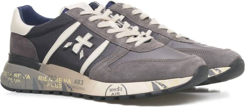 Premiata Grijze Sneakers Aw24 Gray Heren